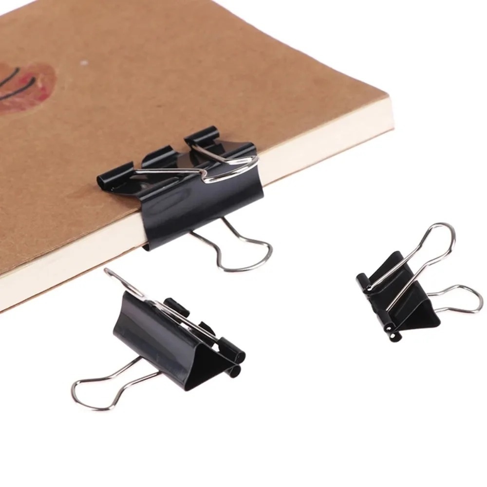 Binder Clip Assorted - 10 sztuk metalowych spinaczy do papieru