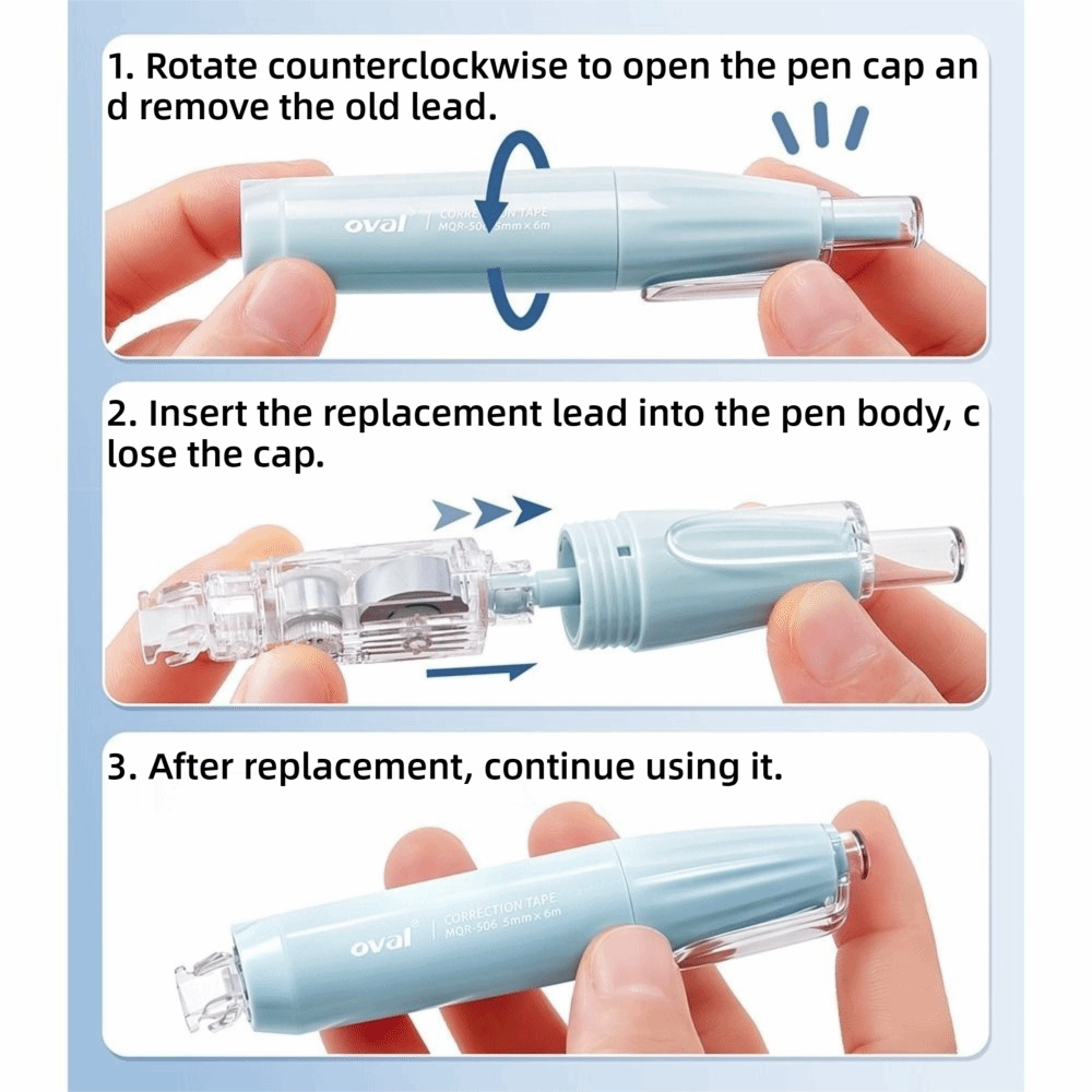 Wielofunkcyjne 360 °   Wymienn – Correction Tape Roller recenzja i cena